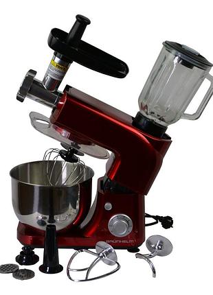 Кухонна машина gkm0022r, 1800 вт, 6 швидкостей (grunhelm)