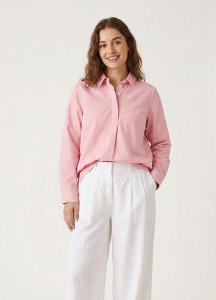 Женская розовая рубашка оверсайз, joules brinley, eur 44