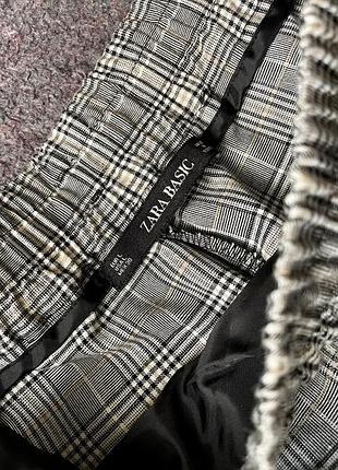 Штани брюки zara l у клітинку
