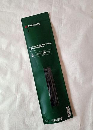 Самозатягувальні багаторазові стяжки parkside 50 шт (350 x 46 мм ). 8360