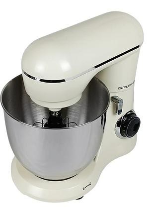 Кухонна машина gkm0025be, 1300-1500 вт, 10 швидкостей, бежева (grunhelm)