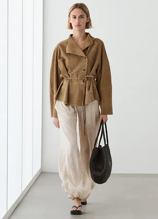 Шкіряна куртка massimo dutti