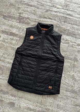 Чоловічий жилет timberland pro легка жилетка технологія rainrepel захист від вологи нова чорного кольору