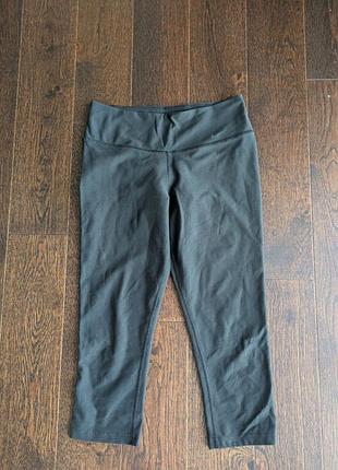 Спортивные женские капри nike dri-fit legend pant в классическом черном цвете