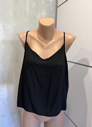 Базова чорна майка hollister розмір l