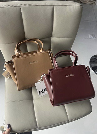 Женская сумка zara, сумка зара, сумка на плечо, сумка через плечо бордо
