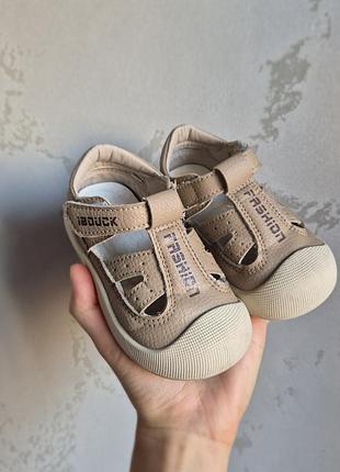 Беж босоніжки сандалі barefoot  22р 14 см
