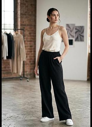 Штани жатка з віскози від zara
