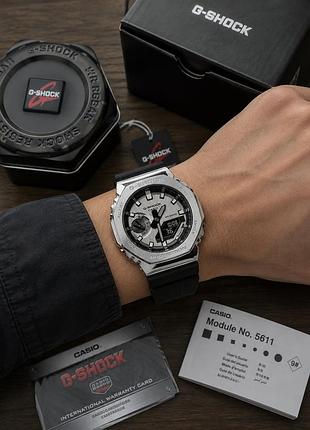 Часы наручные casio g-shock gm-2100-1a полный комплект