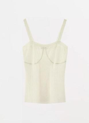 Розкішний топ/майка/блуза/сіточка zara. іспанія.