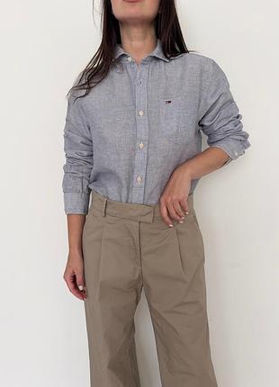 Льняная рубашка Tommy hilfiger