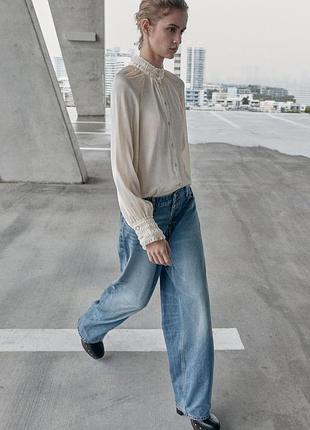Свободные джинсы baggy от zara, 40р, оригинал