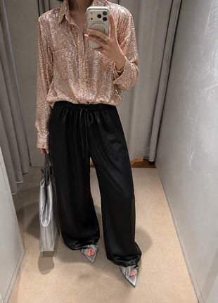 Костюм с брюками zara палаццо