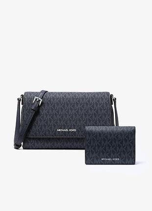 Женский набор jet set item michael kors кроссбоди и кошелек