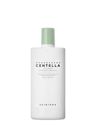 Легке сонцезахисне молочко skin1004 - madagascar centella tea-trica soothing sun milk spf50+ pa++++, 50 мл