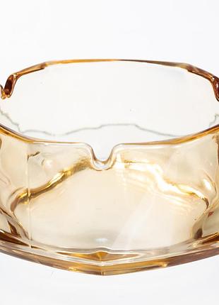 Пеленка стеклянная diamond faceted 12 см, золотистый yiwu hp-34-78