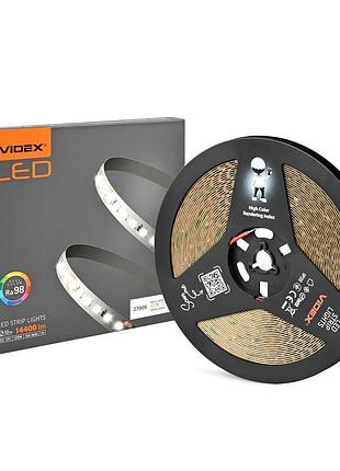 Led стрічка videx dc12v 120w 10m 2700k ra98 ip20 (vl-lst28144-12122-b10)