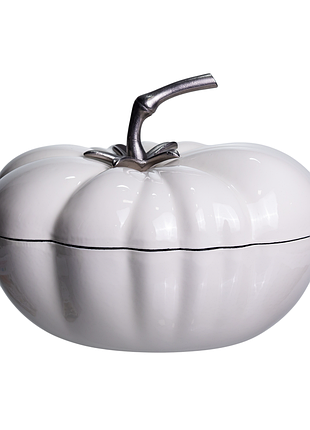 Каструля чавунна емальована iron tomato 2,5 л, білий yiwu hp-flg-20 beige