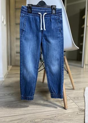 Джинси зручні сині класичні 4 5 110 см jogger denim хлопчику
