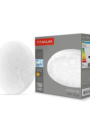 Led светильник настенно-потолочный titanum 18w 5000k кольца