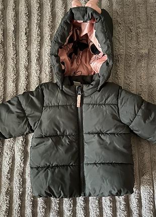 Куртка  на дівчинку h&m 74-80 розмір