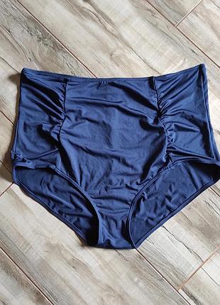 Темно-сині плавки з високою посадкою evans (eur 48 / uk 20 / 2xl-3xl)