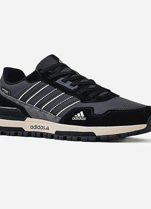 Adidas zx 750 black/grey большой