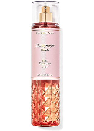 Bath&body works - спрей для тела champagne (236 мл)