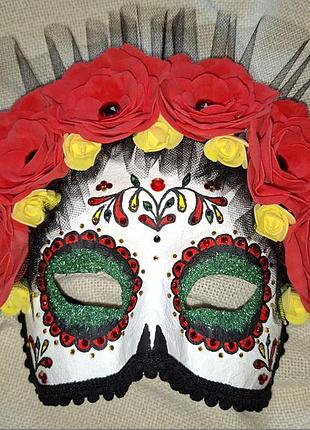 Карнавальна маска «santa muerte»