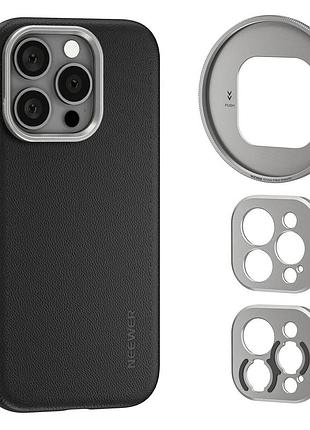 Чехол neewer pa083p black для iphone 16 pro с адаптерами для объективов 17мм, фильтров 67мм и т-байонетом