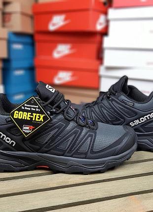 Salomon speedcross 3 pro gore-tex thinsulate темно сірі