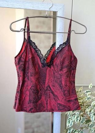 Майка топ із мереживом intimissimi 🌺