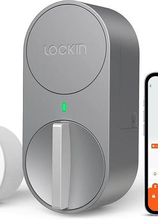 Умный дверной замок lockin g30 smart lock wifi bridge, управление через приложение, автоматическая блокировка