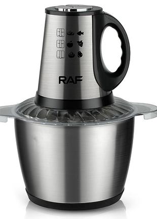 Кухонный измельчитель блендер raf r 7032 чоппер из нержавеющей стали 3л 1000вт