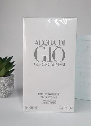 Мужской парфюм giorgio armani acqua di gio pour homme edt 100 ml, аква ди 76