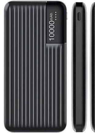 Зовнішній акумулятор powerbank 10000 mah, lenyes px161 / портативний акумулятор / повербанк для телефона / умб