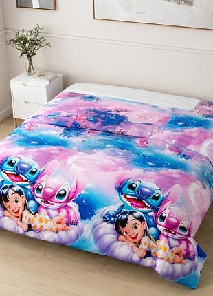 Підковдра бязь голд люкс 150×220 см — півтораспальний розмір stitch/стіч