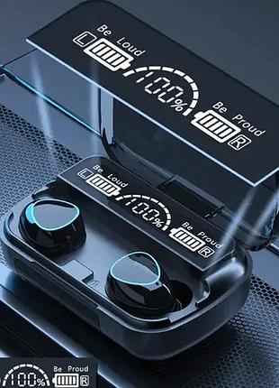 Беспроводные наушники вкладки с микрофоном tws wireless m10 для андроид и ios bluetooth наушники