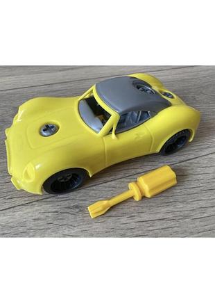 Машинка конструктор ретро з викруткою 19,5 см toy’s plast