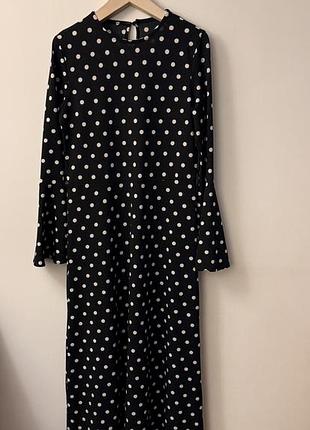 H&m сукня в горох міді