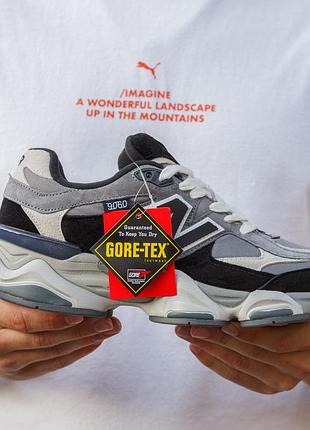 Термо кроссовки new balance 9060 termo gore-tex
