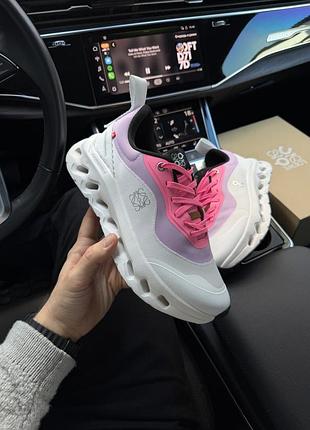 😍 жіночі кросівки loewe x on running cloudtilt 2.0 pink/white