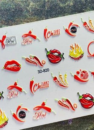 Слайдер 3d для дизайна на ногтях fashion nails/ksm 820 78 05
