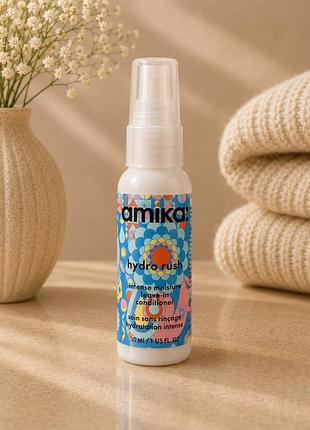 Незмивний кондиціонер для волосся amika hydro rush intense moisture leave-in conditioner
