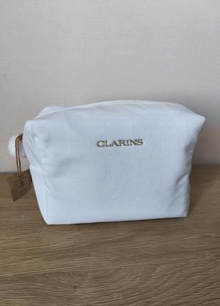 Косметичка плюшева clarins