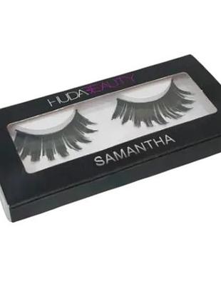 Ресницы цельные hudabeauty "samanta",mink collection,dubai