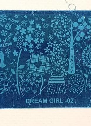 Пластина для стемпинга x dream girl-02