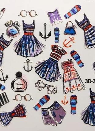 Слайдер 3d для дизайна на ногтях fashion nails/ksm 315