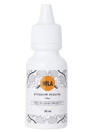 Nila eyebrow peeling (средство для очищения волосков и кожи), 30мл.