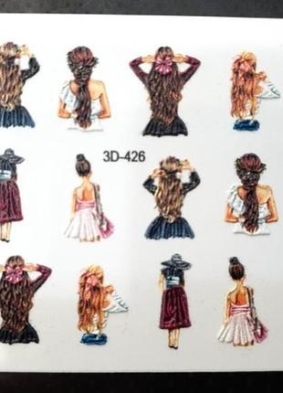 Слайдер 3d для дизайна на ногтях fashion nails/ksm 426